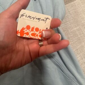 FP Movement jumpsuit light blue/grey